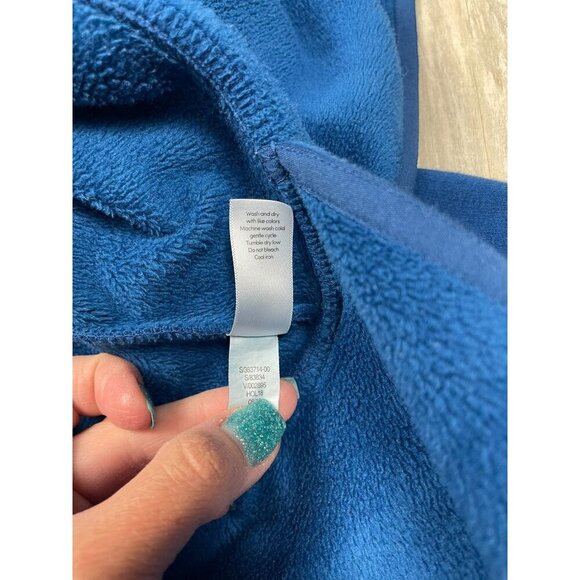 Athleta Cozy Karma Longer Hoodie Small Blue Peacock Hooded Sweatshirt Soft - Picture 6 of 7